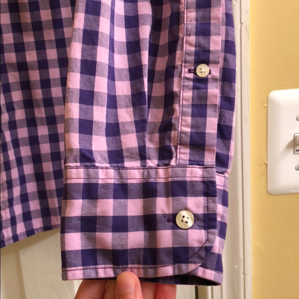 J. Crew slim fit Purple Check Button-Down Shirt - Picture 5 of 5